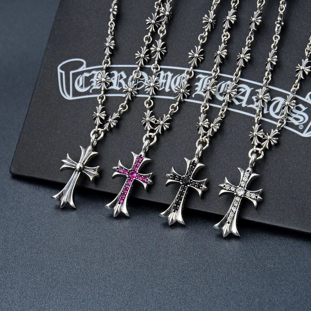【2026】【Chrome Hearts】ネックレス、新しいネックレス万能シンプルファッションオーナメント 60cm