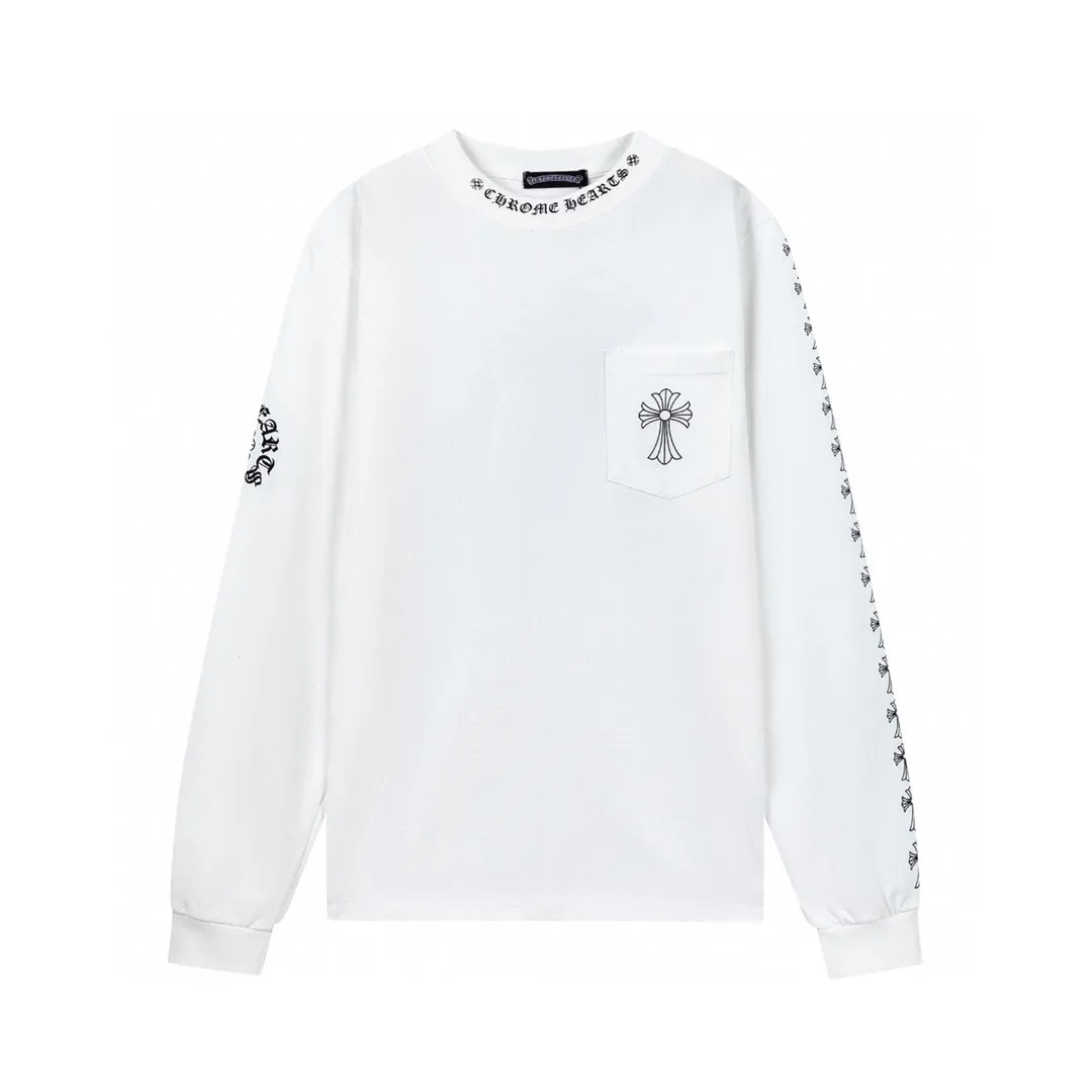 【2026】【CHROME HEARTS 公式旗艦店】クロムハーツ  丸首の衛衣  スウェットご好評に付き再入荷！241217