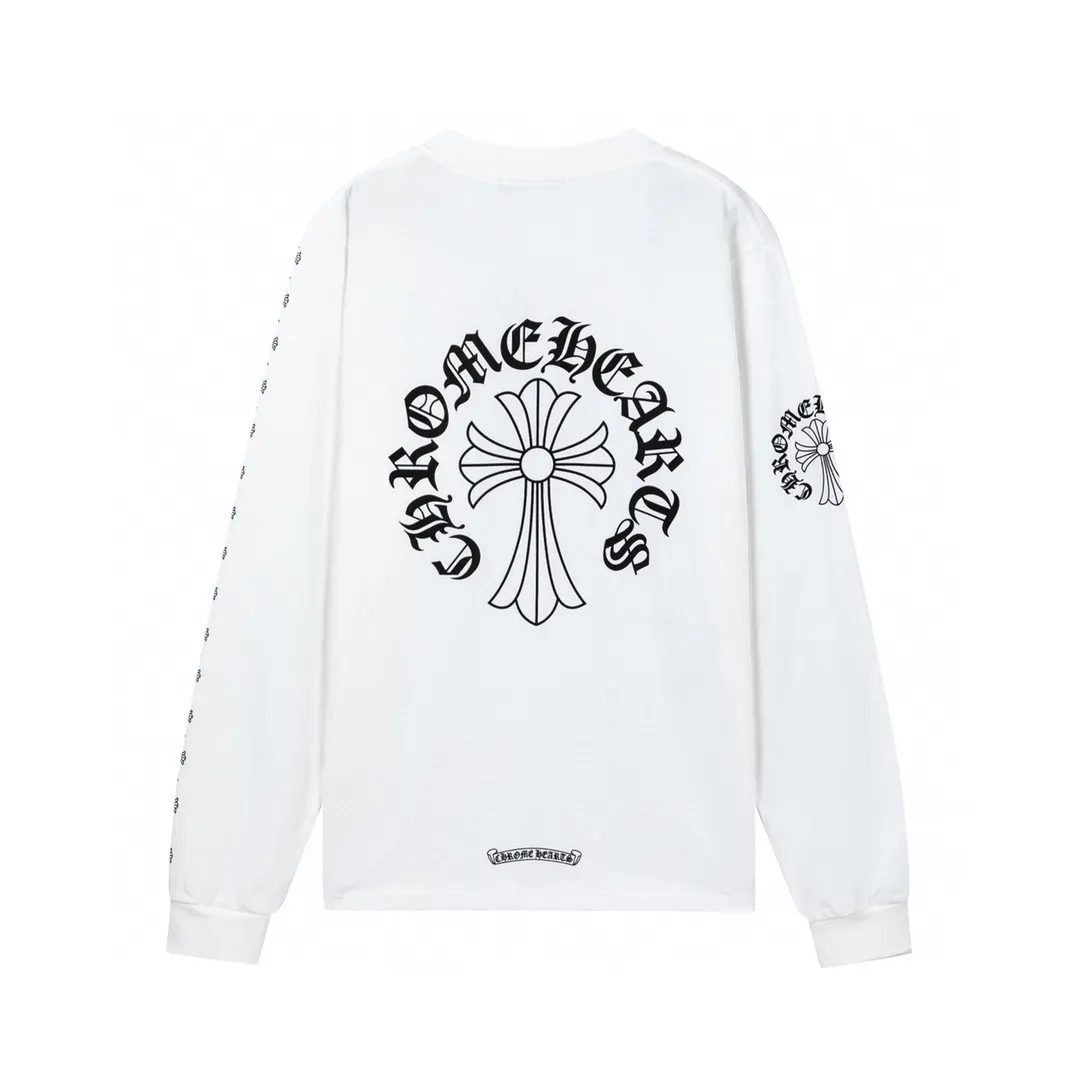 【2026】【CHROME HEARTS 公式旗艦店】クロムハーツ  丸首の衛衣  スウェットご好評に付き再入荷！241217