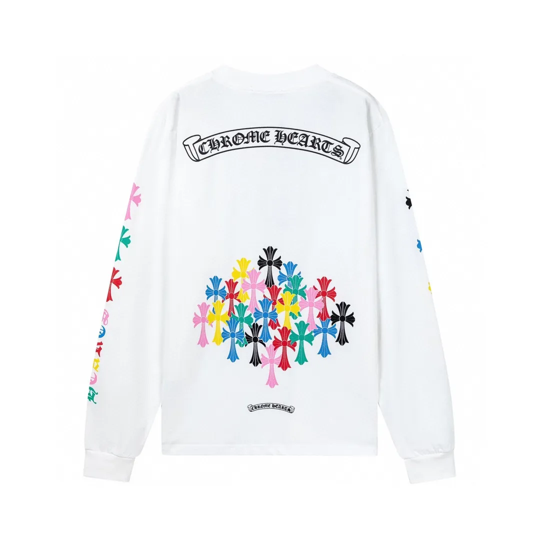 【2026】【CHROME HEARTS 公式旗艦店】クロムハーツ  丸首の衛衣  スウェットご好評に付き再入荷！241217