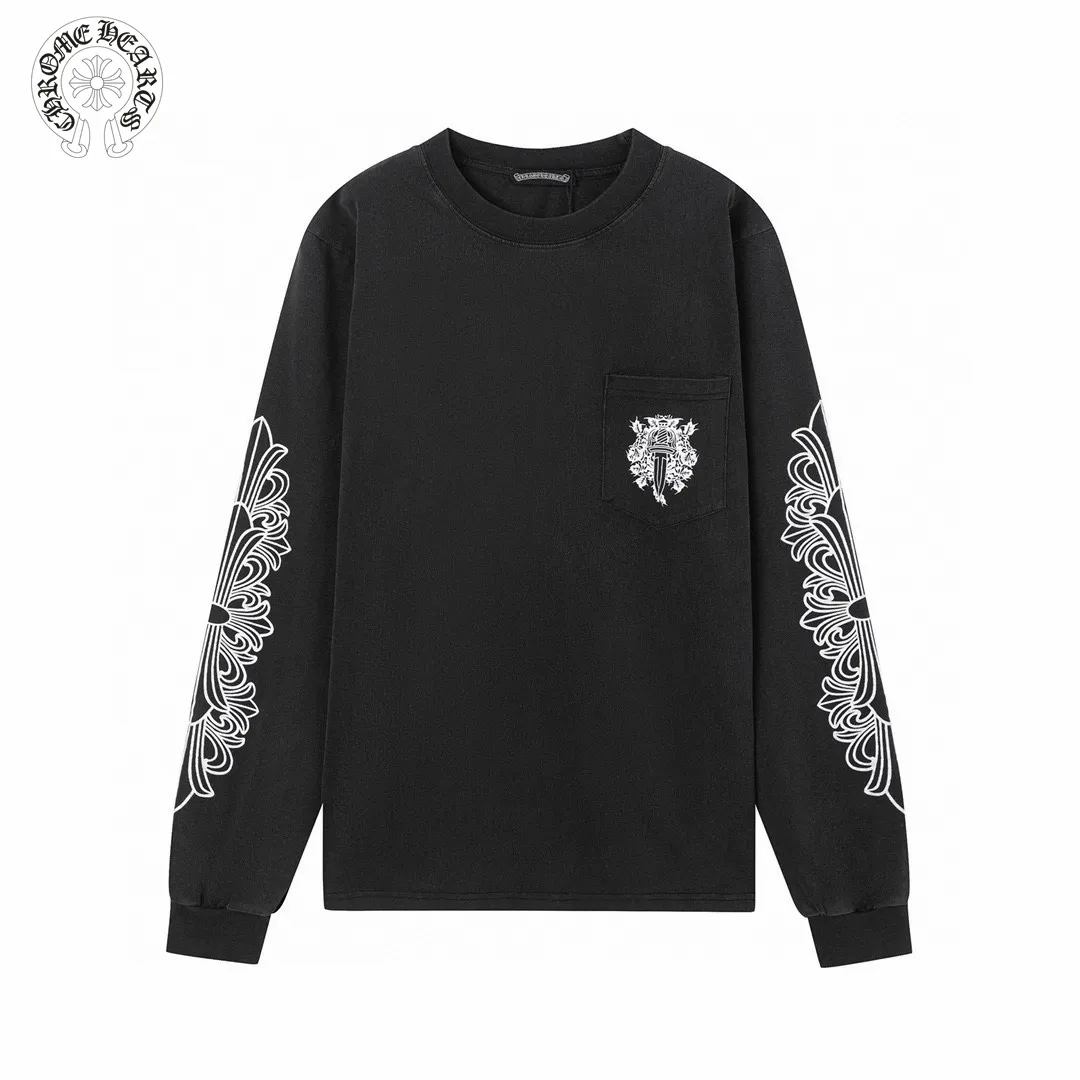 【2026】【CHROME HEARTS 公式旗艦店】クロムハーツ  丸首の衛衣  スウェットご好評に付き再入荷！241217