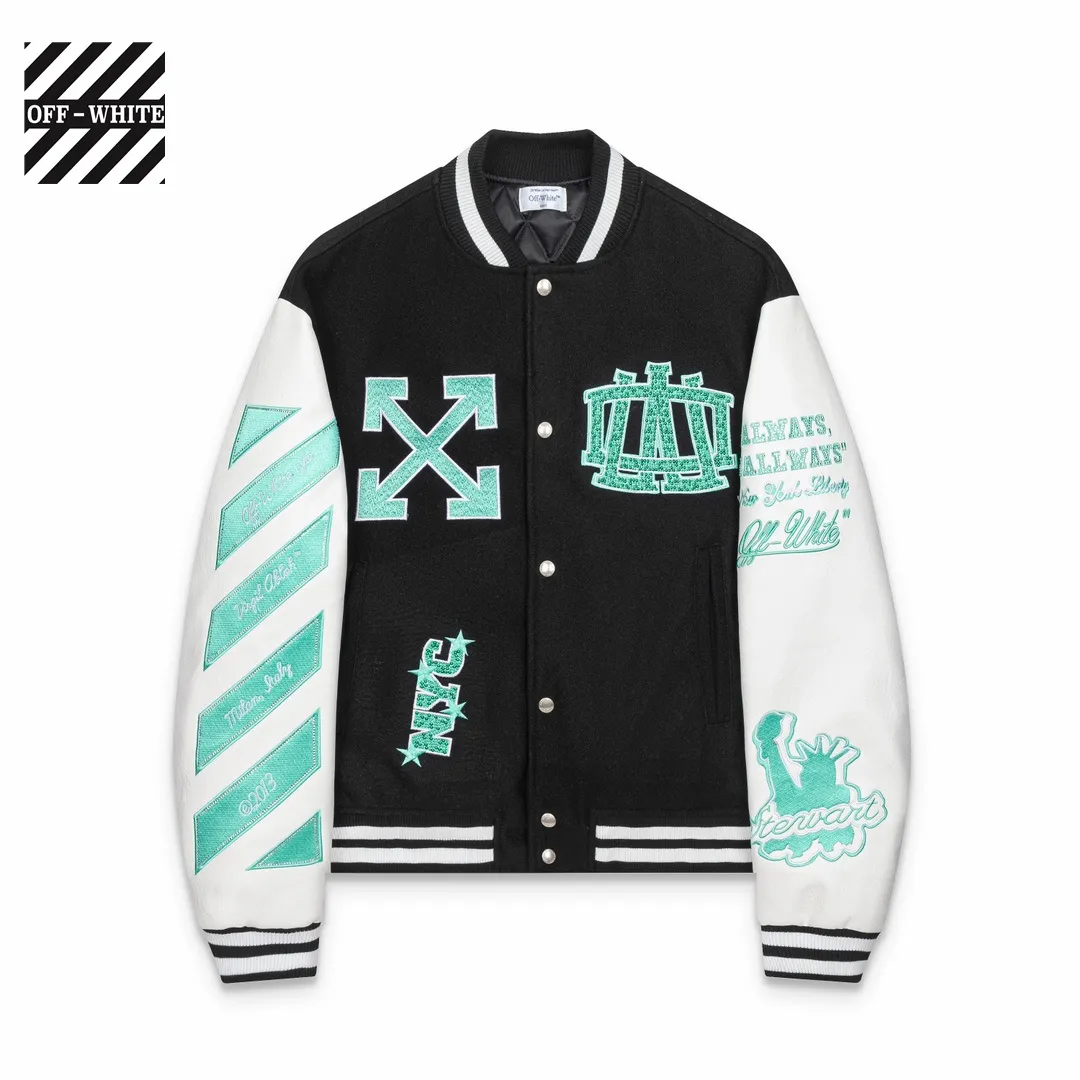 【2026】【OFF-WHITE  公式旗艦店】オフホワイト  野球着  ジャケット着ご好評に付き再入荷！241216