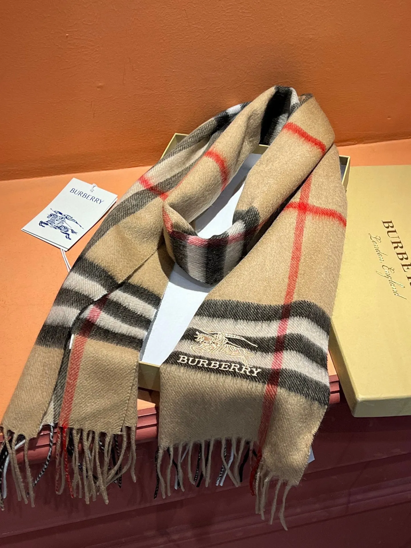 【2026】【BURBERRY  バーバリー】スカーフ30*180CM  241209