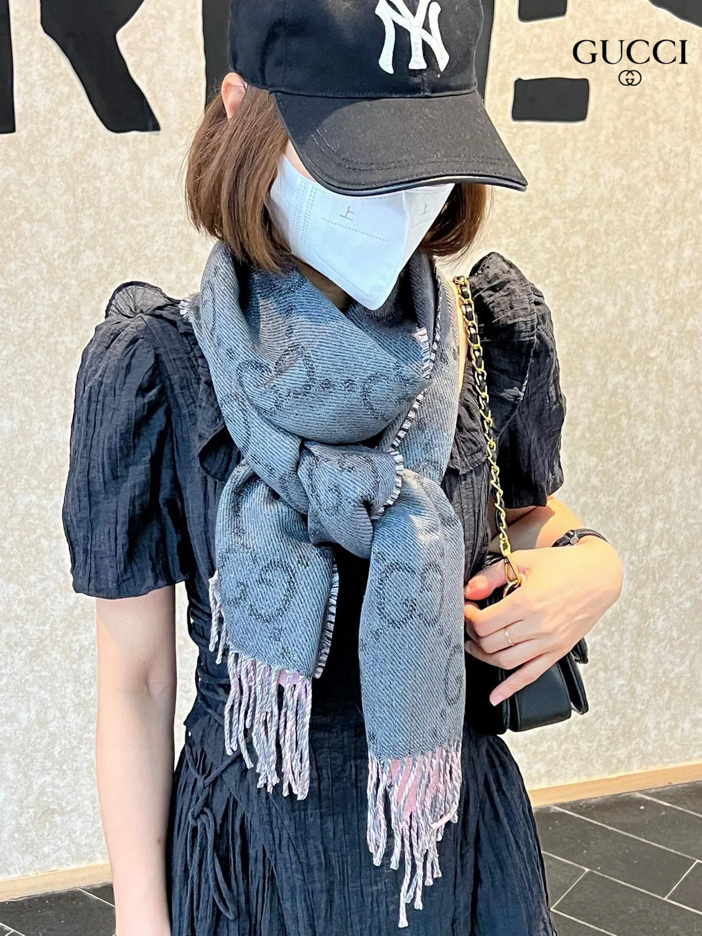 【2026】【GUCCI グッチ】スカーフ  34*194CM  241209
