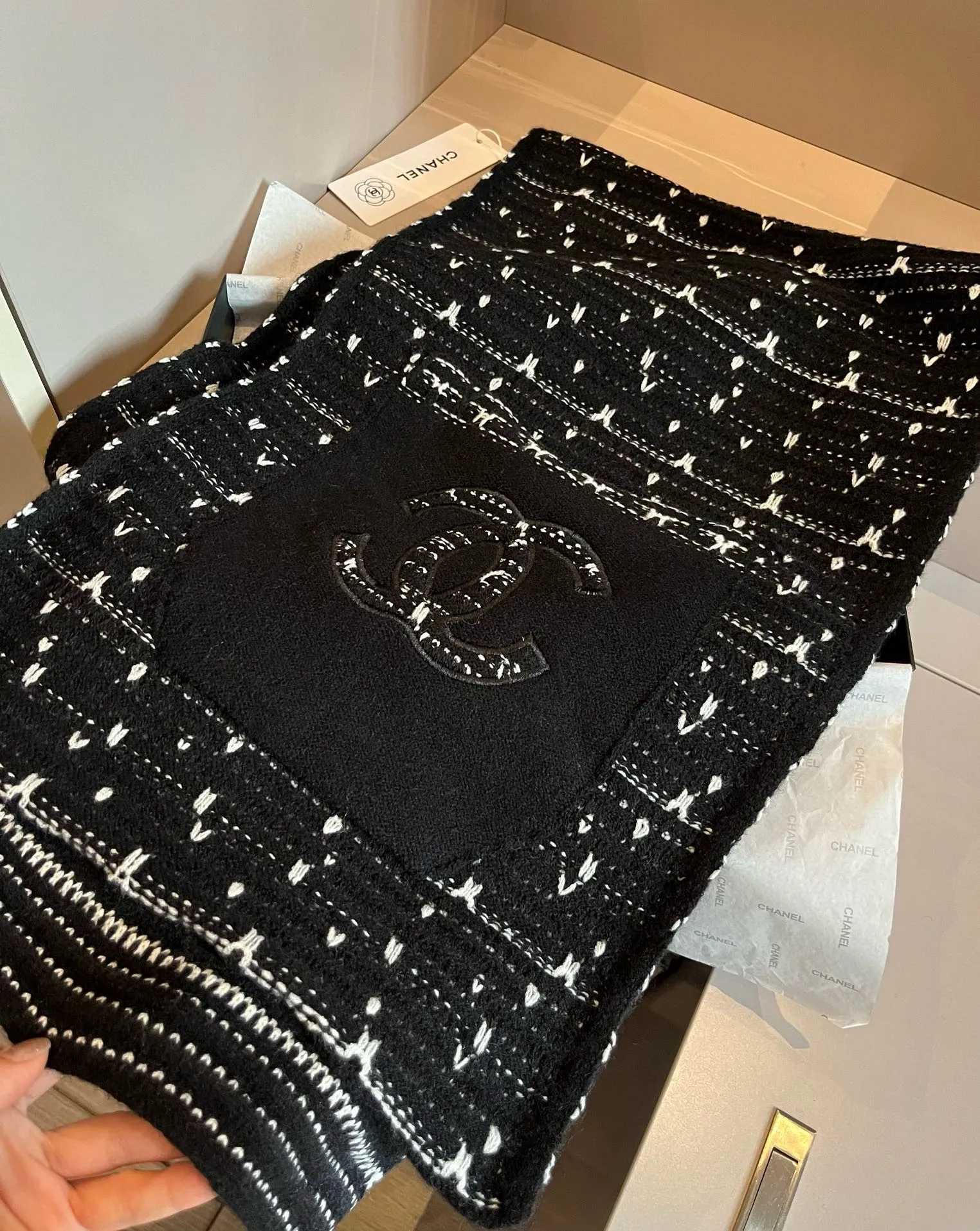 【2026】【CHANEL  シャネル 】スカーフ30*180CM  241209