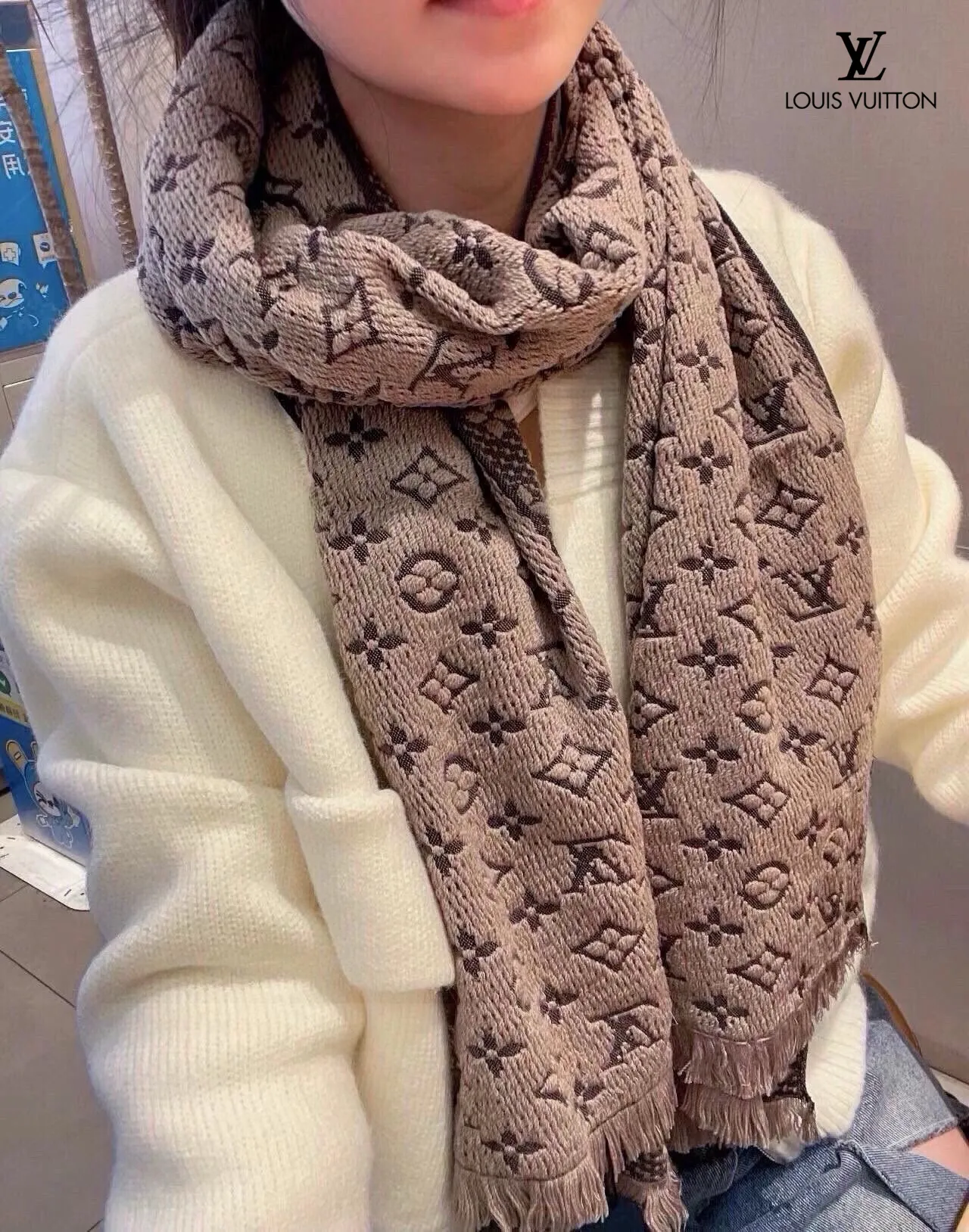 【2026】LV【LOUIS VUITTON   ルイヴィトン】スカーフ 35*180CM   241207