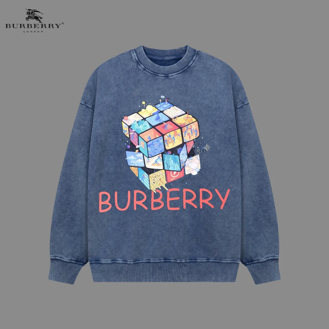 【2026】【BURBERRY   公式旗艦店】バーバリー   丸首の衛衣 スウェットご好評に付き再入荷 241025