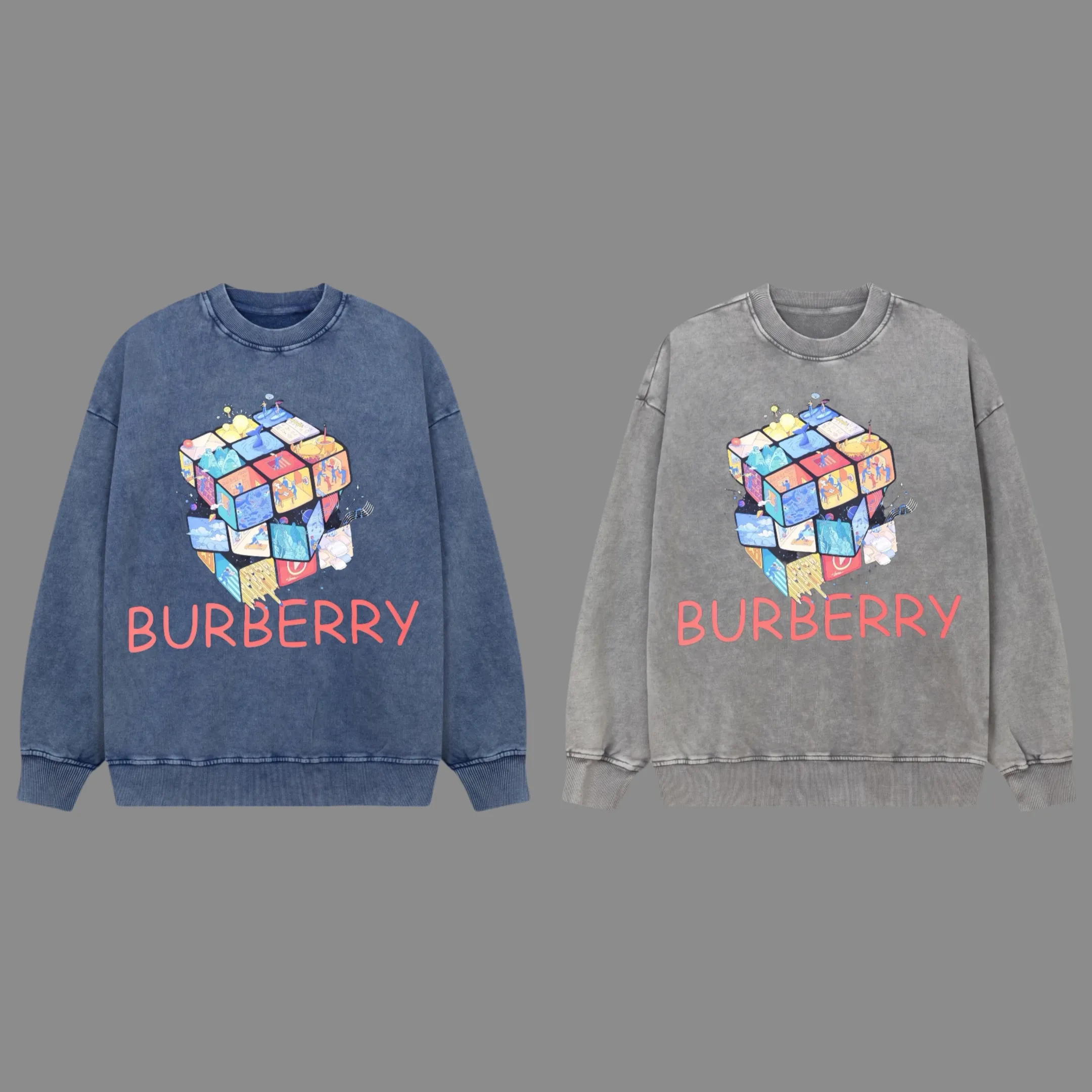 【2026】【BURBERRY   公式旗艦店】バーバリー   丸首の衛衣 スウェットご好評に付き再入荷 241025
