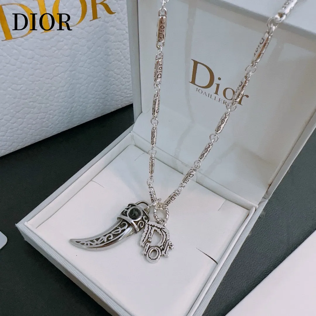 【2026】【DIOR】ネックレス、新しいネックレス万能シンプルファッションオーナメント 241015
