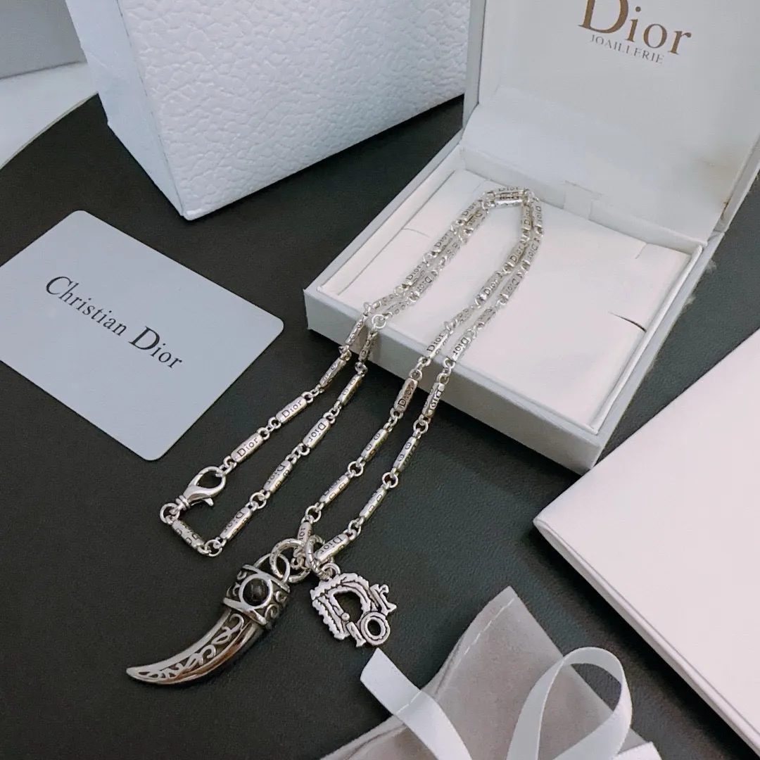 【2026】【DIOR】ネックレス、新しいネックレス万能シンプルファッションオーナメント 241015
