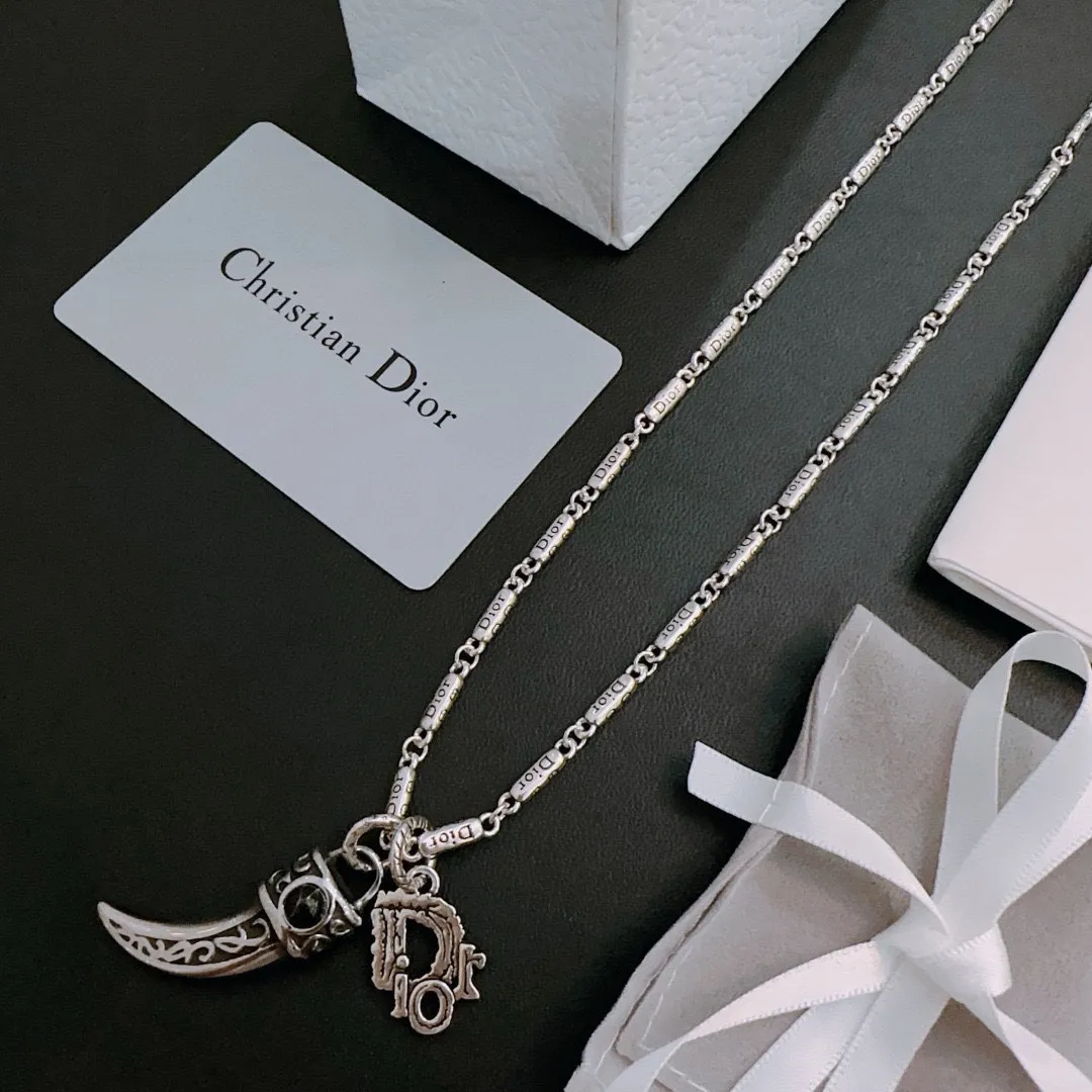 【2026】【DIOR】ネックレス、新しいネックレス万能シンプルファッションオーナメント 241015