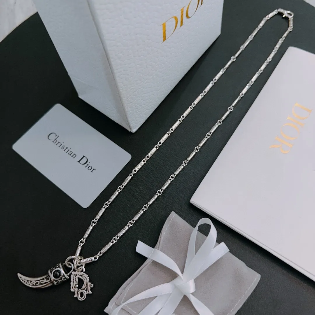 【2026】【DIOR】ネックレス、新しいネックレス万能シンプルファッションオーナメント 241015