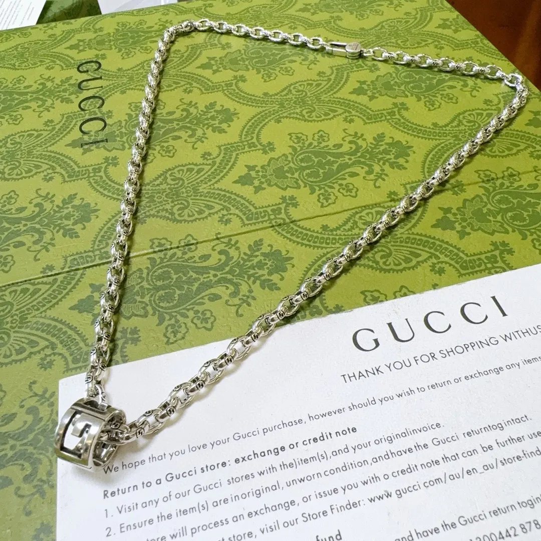 【2026】【GUCCI】ネックレス、新しいネックレス万能シンプルファッションオーナメント241015