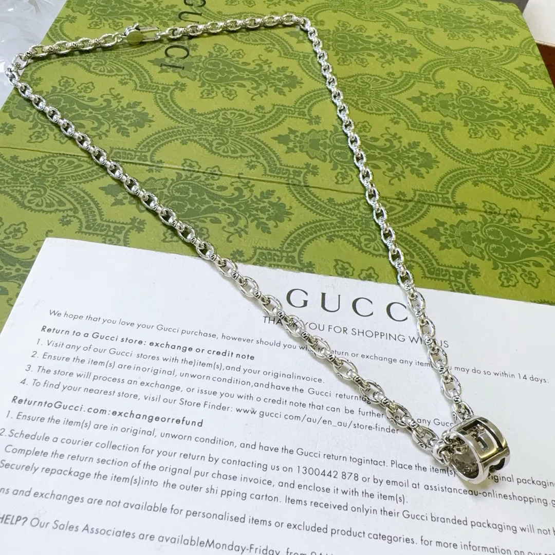 【2026】【GUCCI】ネックレス、新しいネックレス万能シンプルファッションオーナメント241015