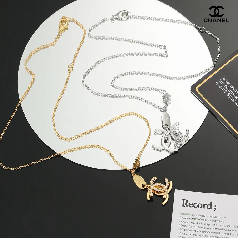 【2026】【CHANEL】ネックレス、新しいネックレス万能シンプルファッションオーナメント 241014