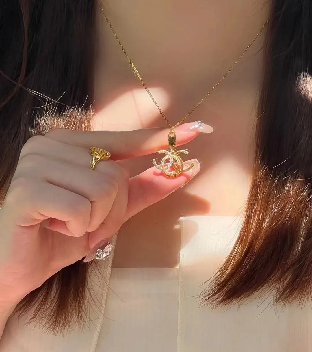 【2026】【CHANEL】ネックレス、新しいネックレス万能シンプルファッションオーナメント 241014