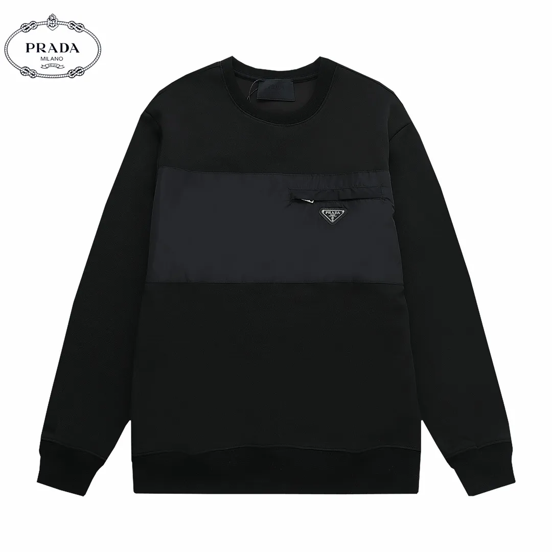 【2026】【PRADA 公式旗艦店】プラダ  丸首の衛衣 スウェットご好評に付き再入荷 240925