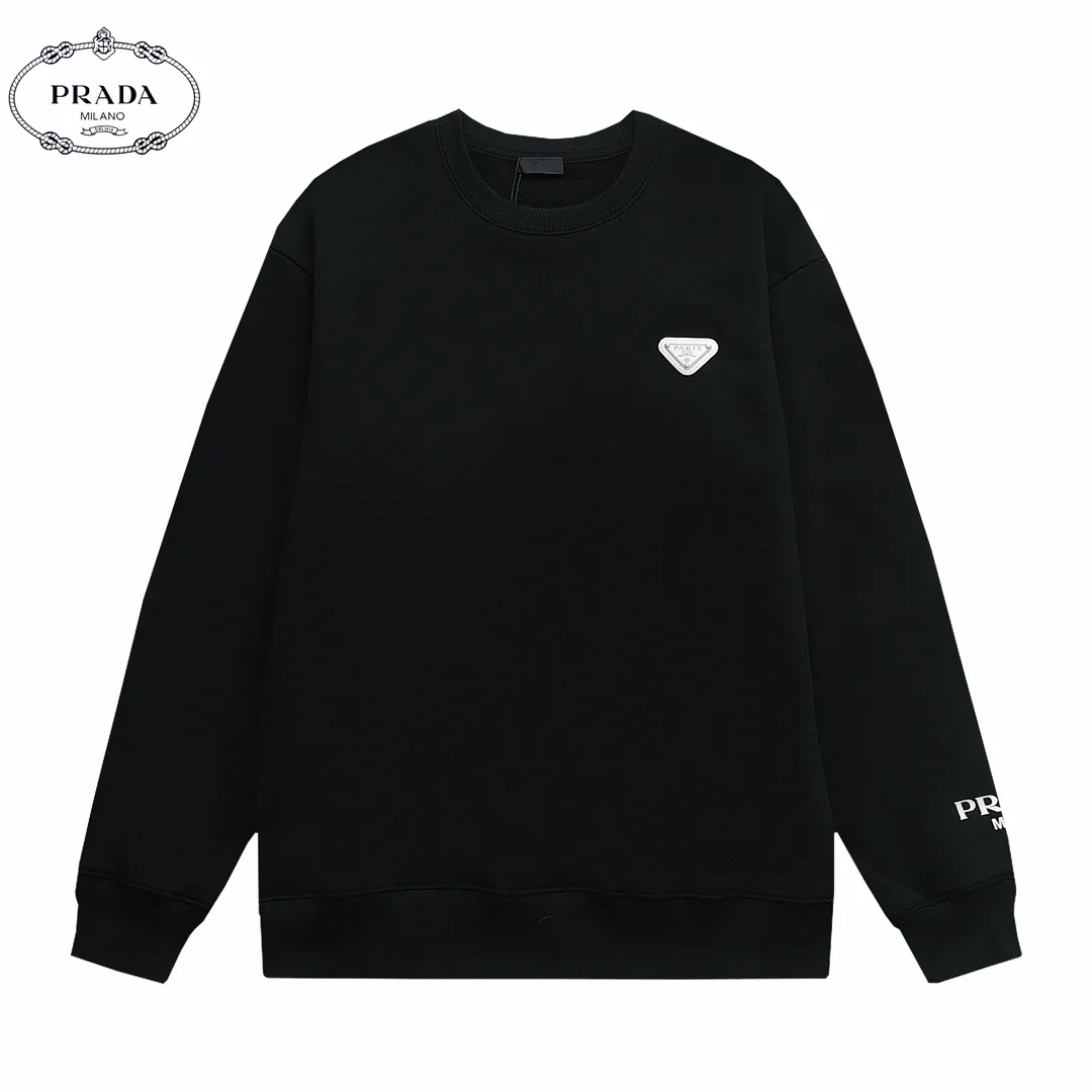【2026】【PRADA 公式旗艦店】プラダ  丸首の衛衣 スウェットご好評に付き再入荷 240925