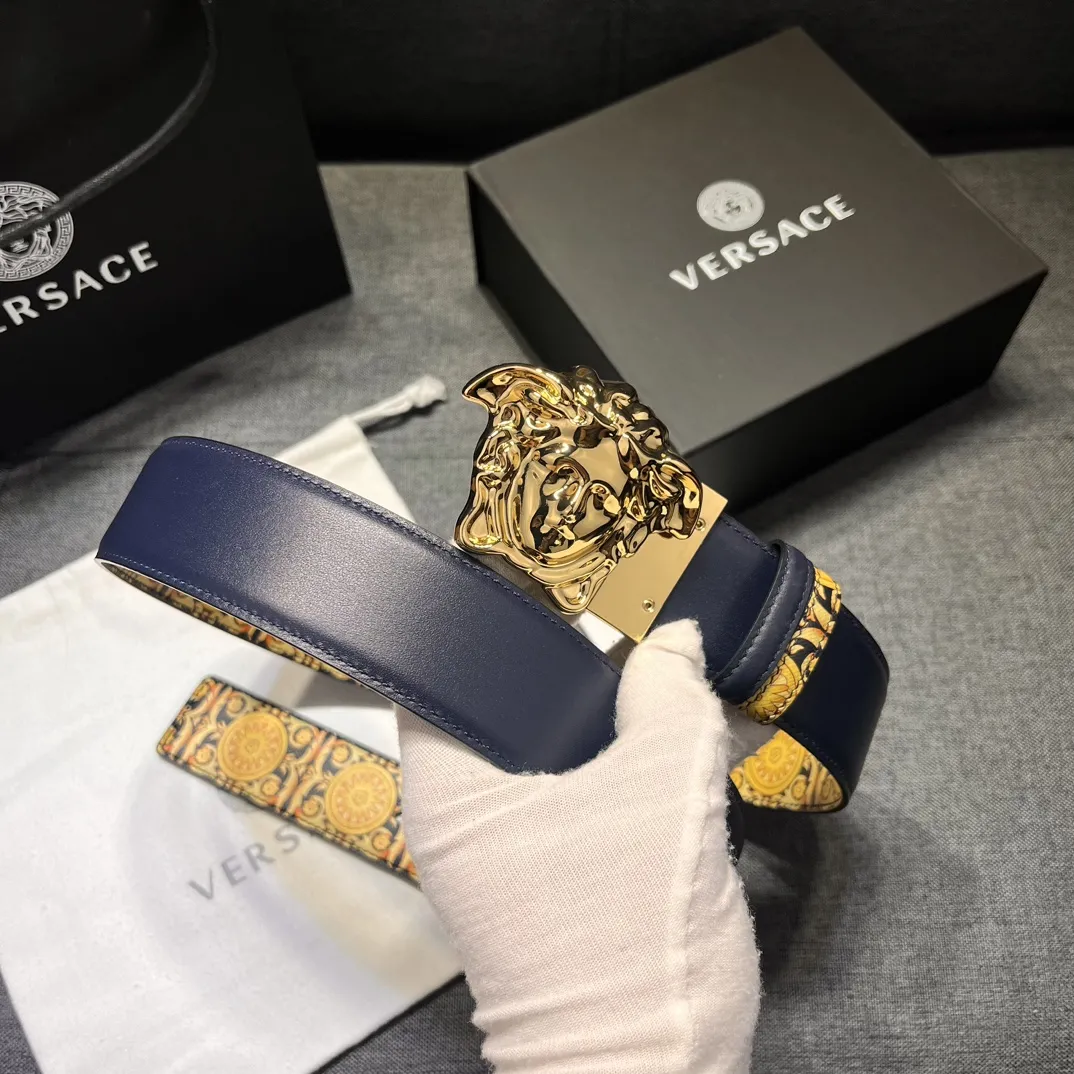 【2026】【VERSACE】(ヴェルサーチ) 4cmベルト メンズ 240912