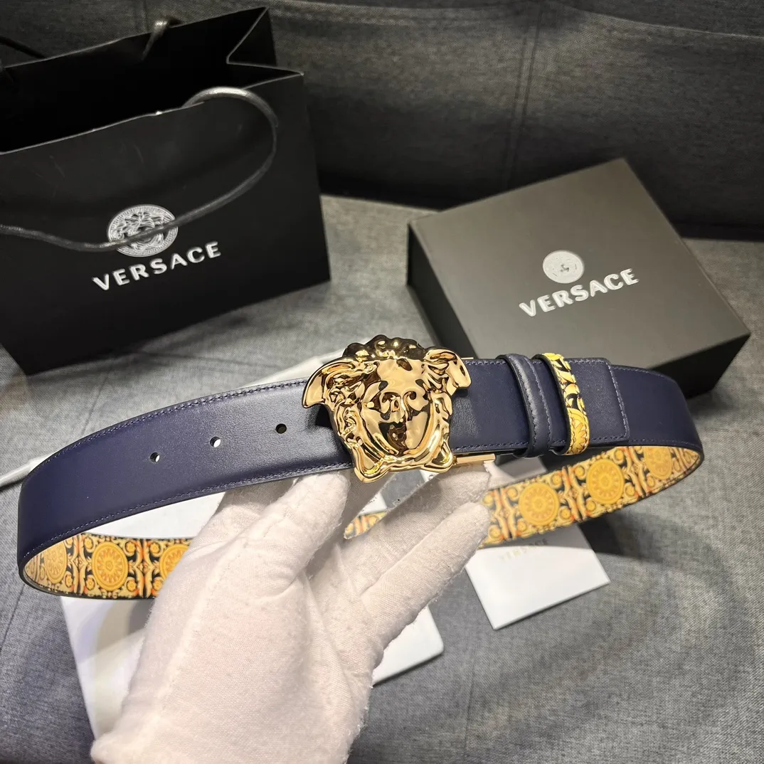【2026】【VERSACE】(ヴェルサーチ) 4cmベルト メンズ 240912