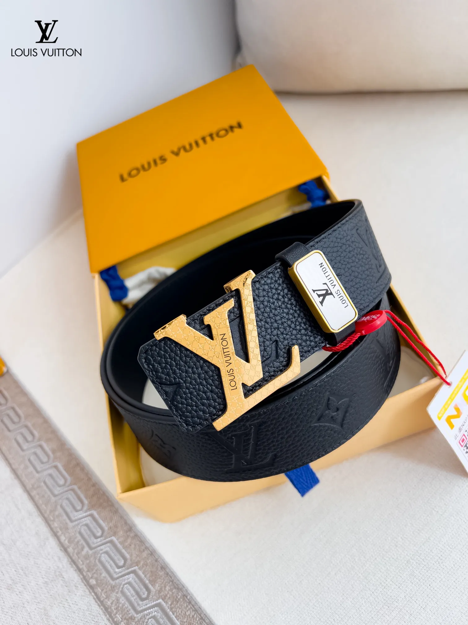 【2026】LV【LOUIS VUITTON】(ルイヴィトン) 3.8cmベルト メンズ  240903