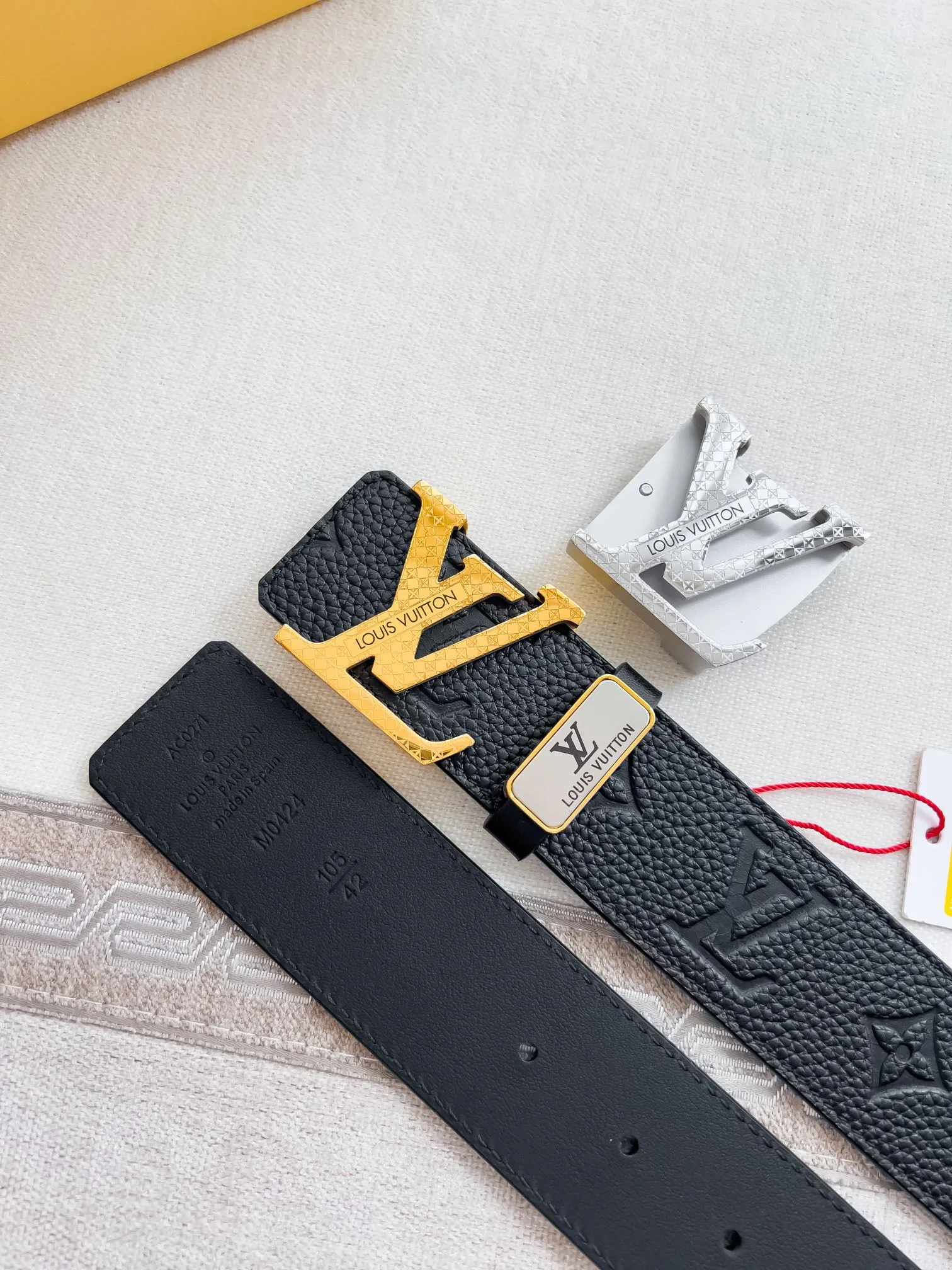 【2026】LV【LOUIS VUITTON】(ルイヴィトン) 3.8cmベルト メンズ  240903