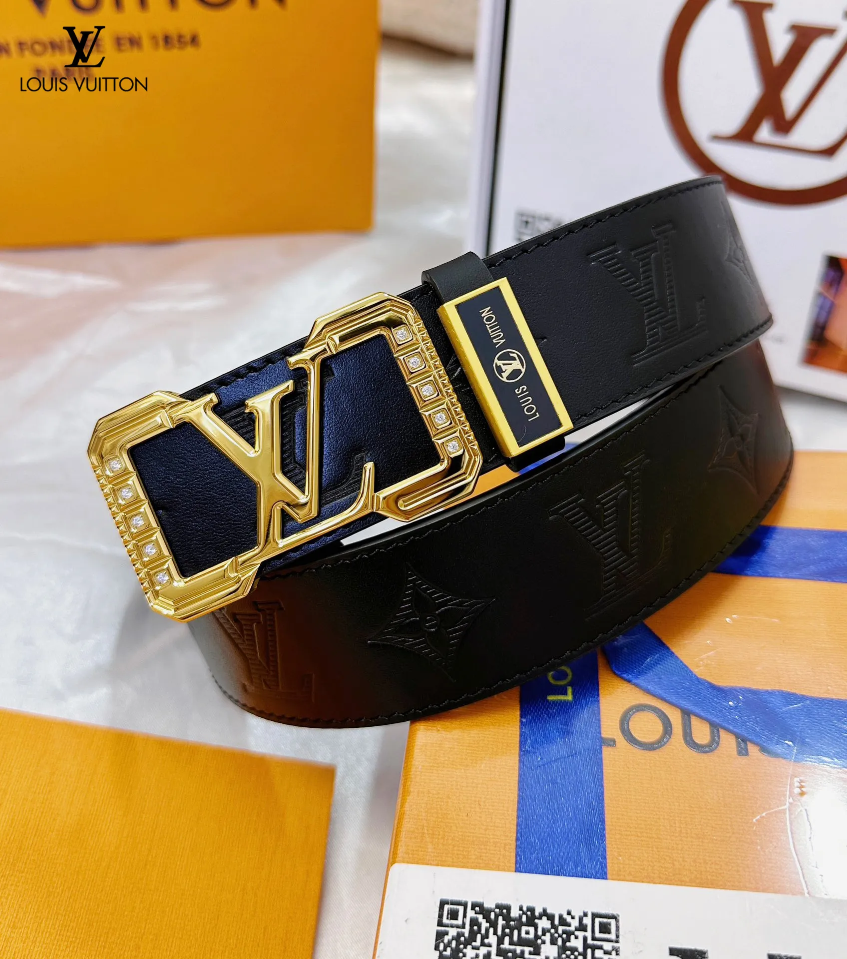 【2026】LV【LOUIS VUITTON】(ルイヴィトン) 3.8cmベルト メンズ  240903