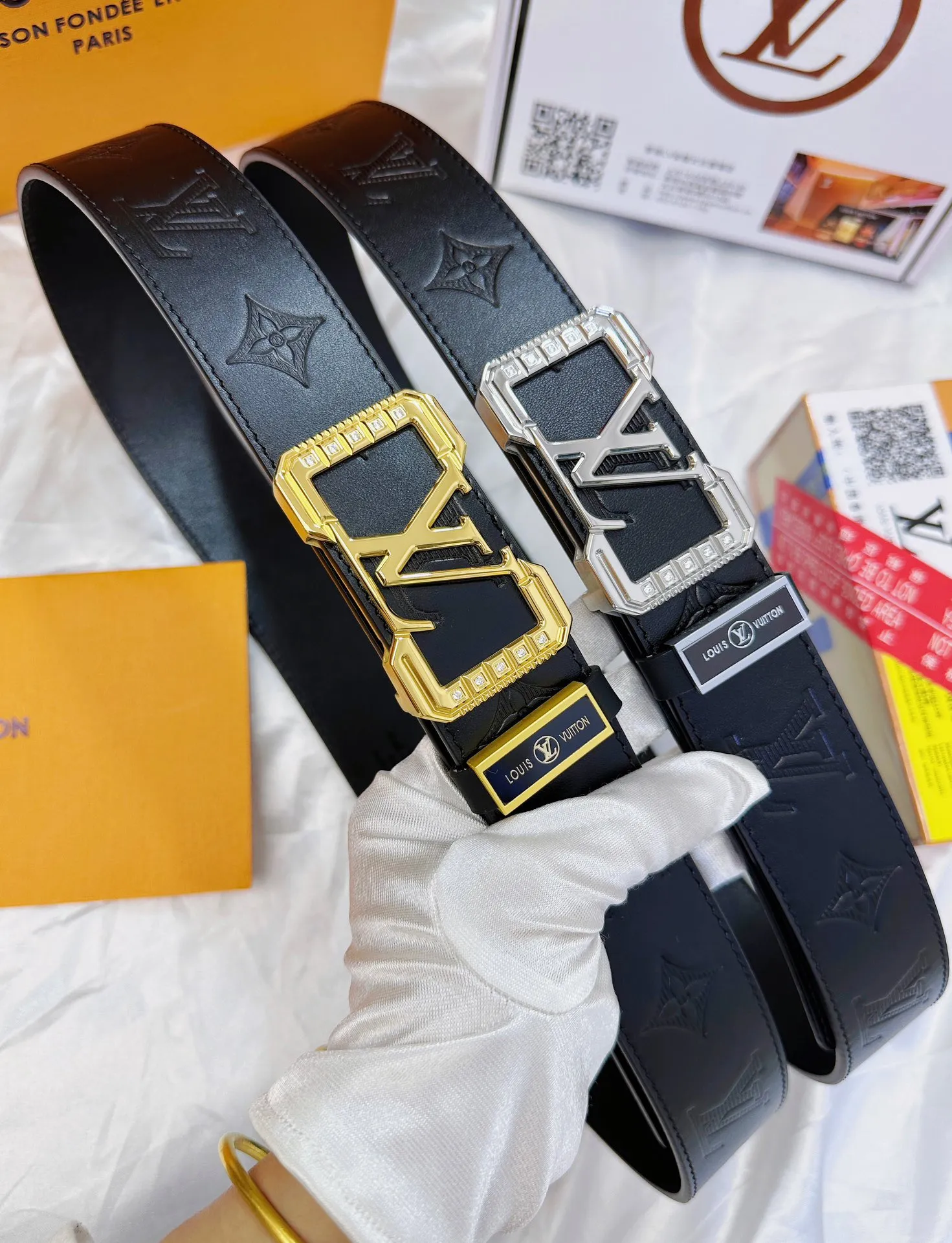 【2026】LV【LOUIS VUITTON】(ルイヴィトン) 3.8cmベルト メンズ  240903