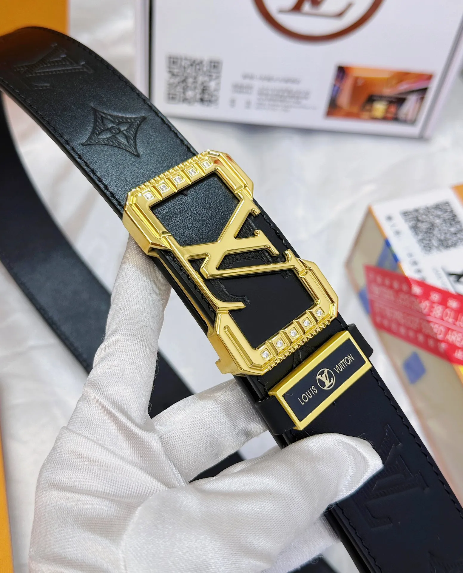 【2026】LV【LOUIS VUITTON】(ルイヴィトン) 3.8cmベルト メンズ  240903