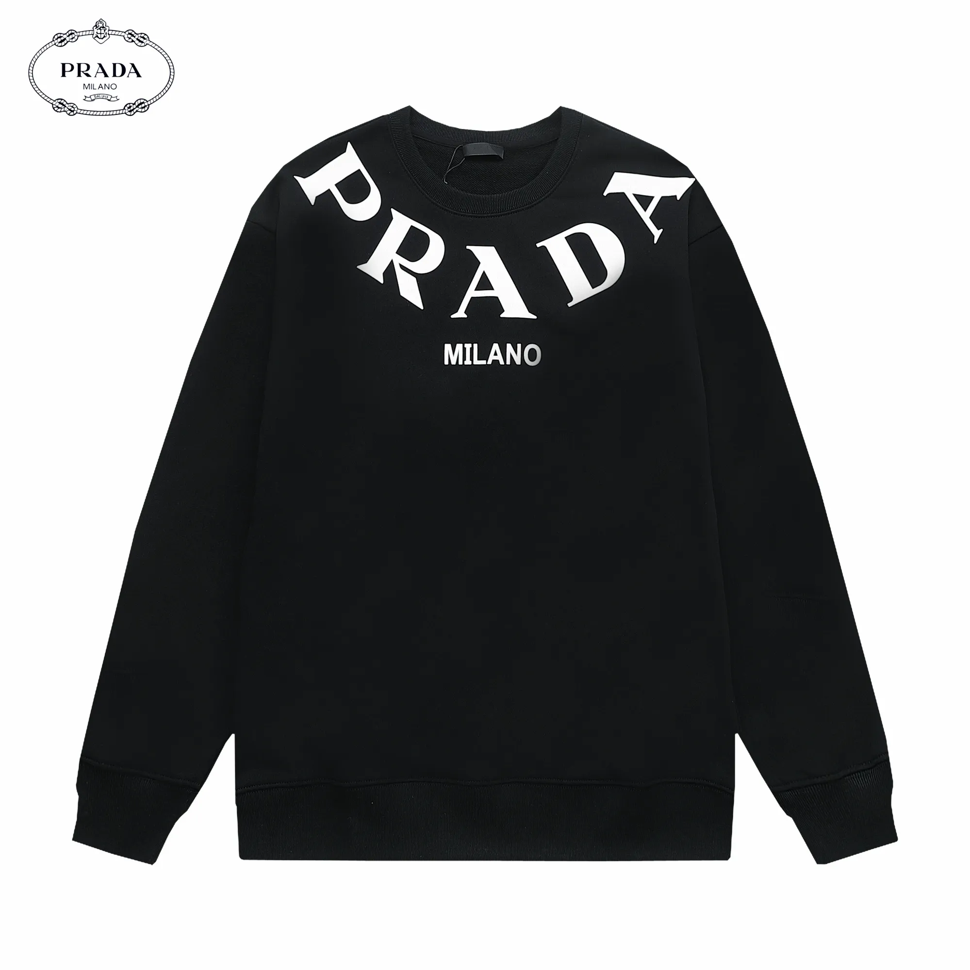 【2026】【PRADA 公式旗艦店】プラダ  丸首の衛衣 スウェットご好評に付き再入荷 240828