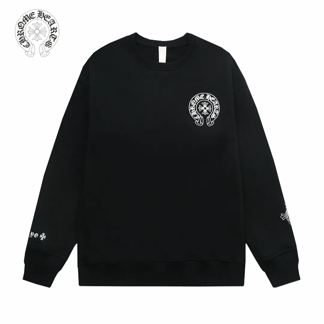 【2026】【CHROME HEARTS 公式旗艦店】クロムハーツ  丸首の衛衣 スウェット ご好評に付き再入荷240829