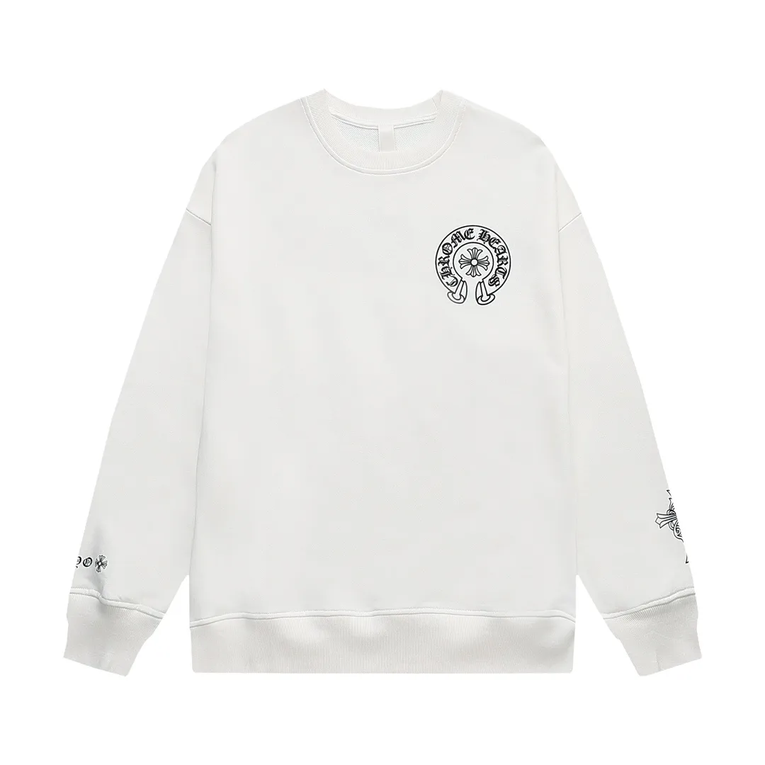 【2026】【CHROME HEARTS 公式旗艦店】クロムハーツ  丸首の衛衣 スウェット ご好評に付き再入荷240829