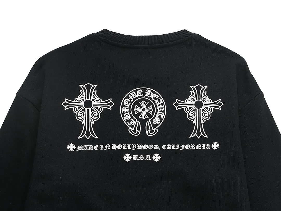 【2026】【CHROME HEARTS 公式旗艦店】クロムハーツ  丸首の衛衣 スウェット ご好評に付き再入荷240829