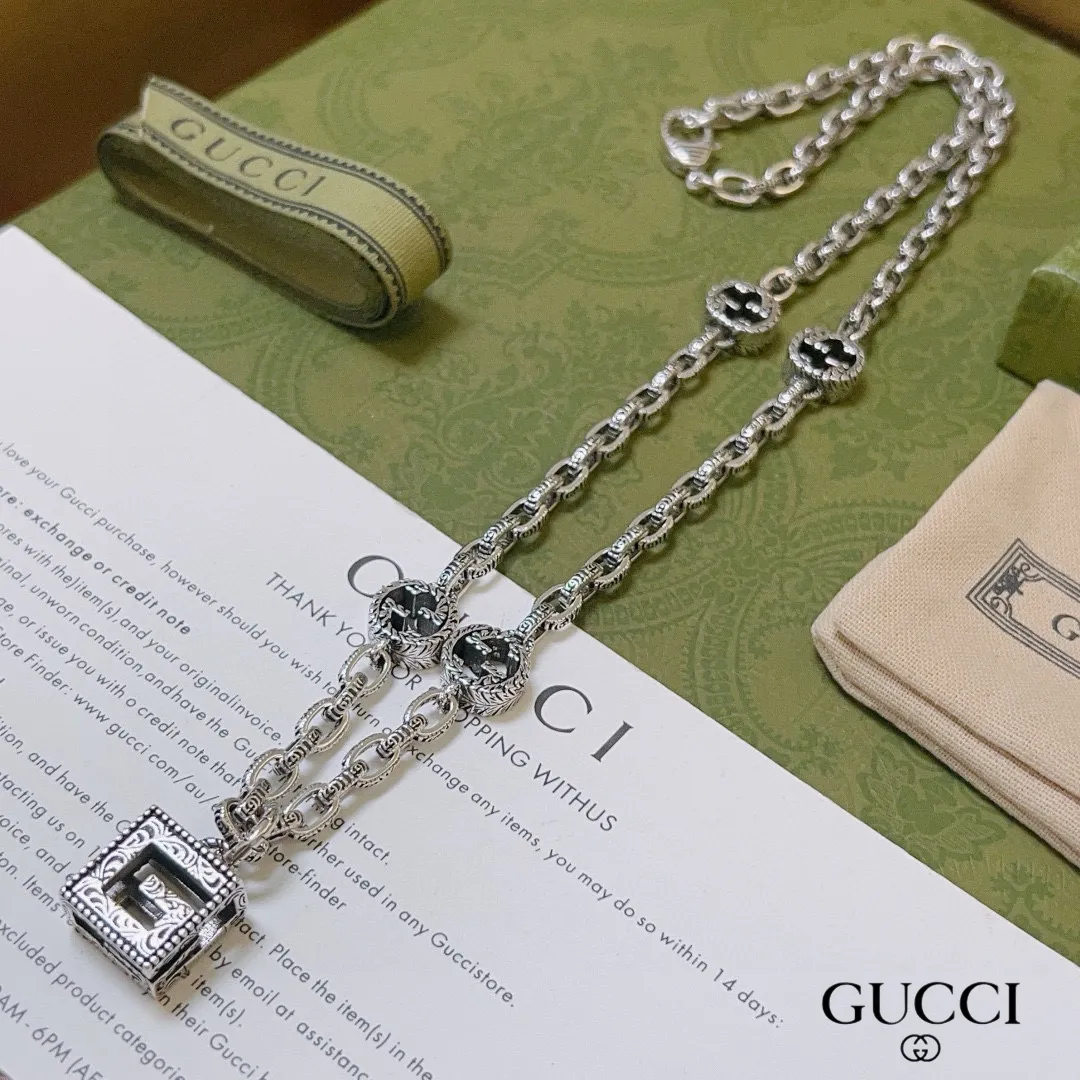 【2026】【GUCCI】ネックレス、新しいネックレス万能シンプルファッションオーナメント 240815