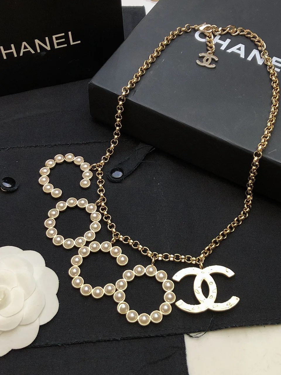 【2026】【CHANEL】ネックレス、新しいネックレス万能シンプルファッションオーナメント  240814