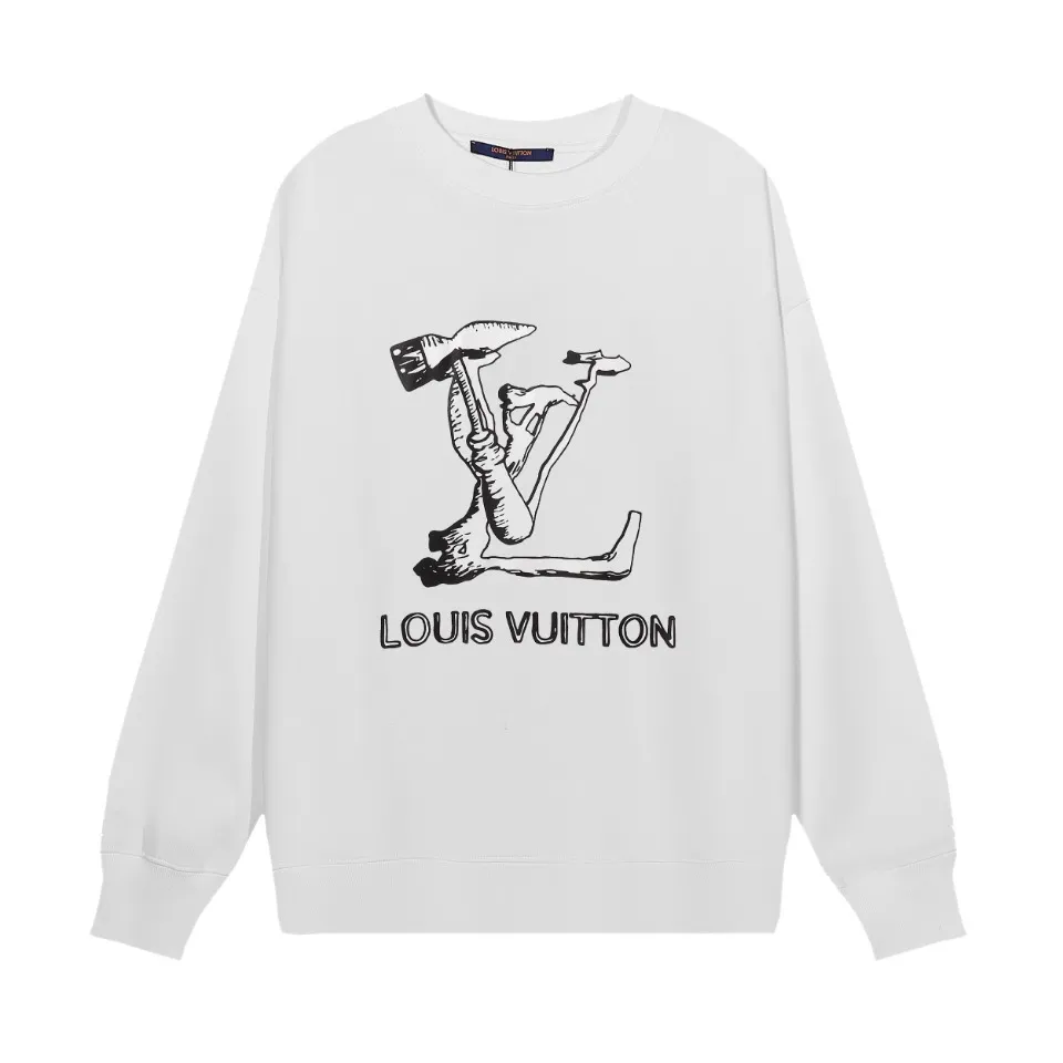 【2026】【LOUIS VUITTON  公式旗艦店】ルイヴィトン 丸首の衛衣 スウェット ご好評に付き再入荷 240811