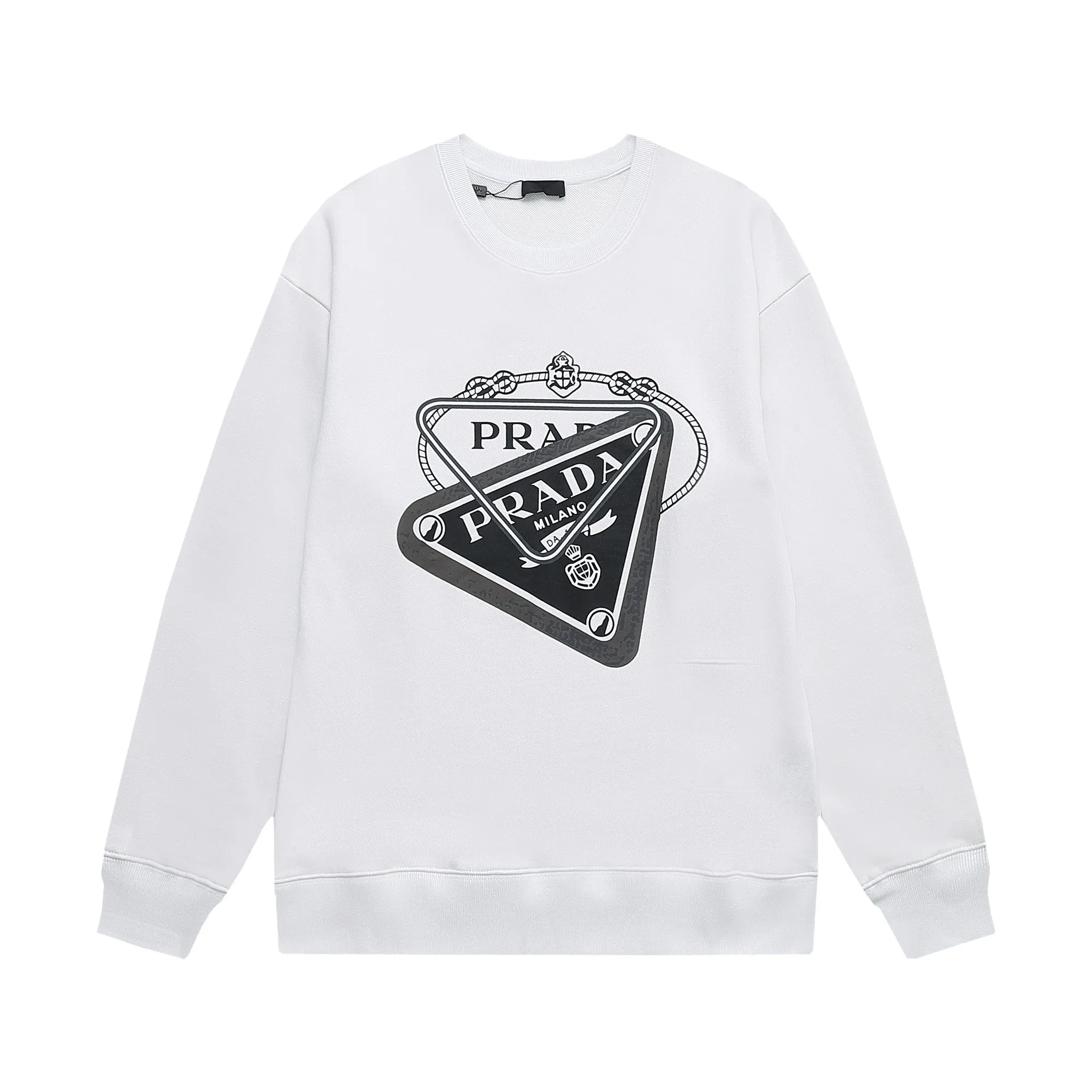 【2026】【PRADA 公式旗艦店】プラダ  丸首の衛衣 スウェットご好評に付き再入荷 240809