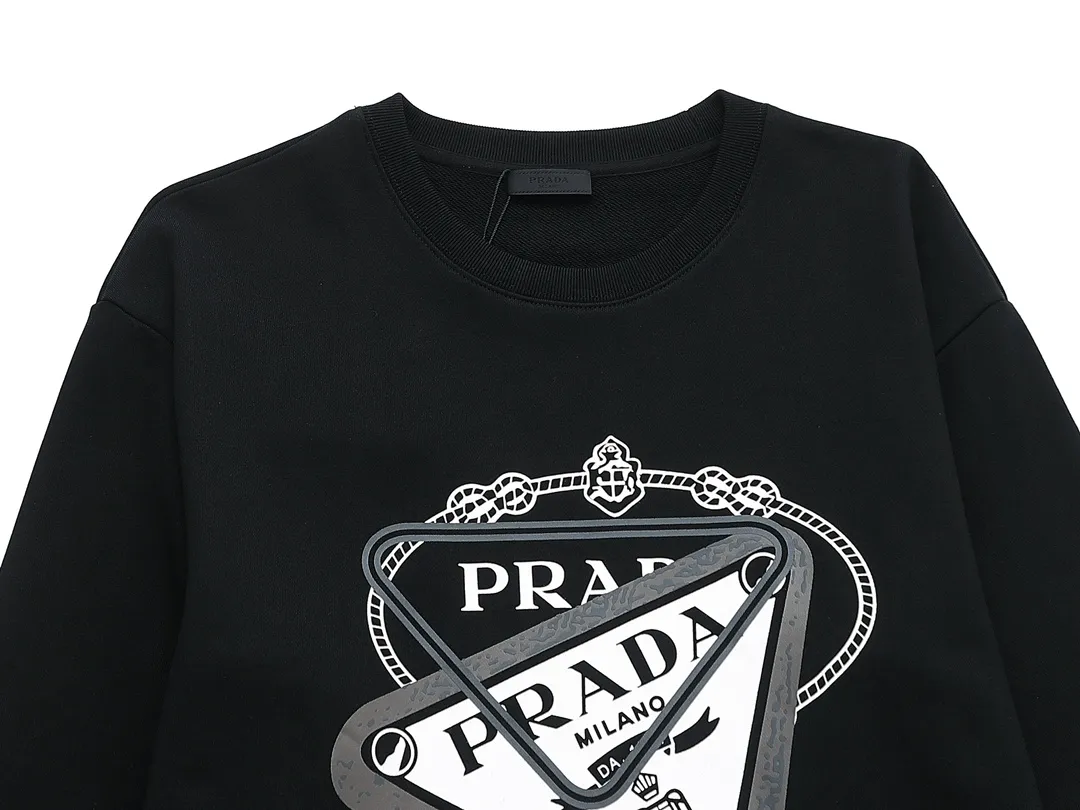 【2026】【PRADA 公式旗艦店】プラダ  丸首の衛衣 スウェットご好評に付き再入荷 240809