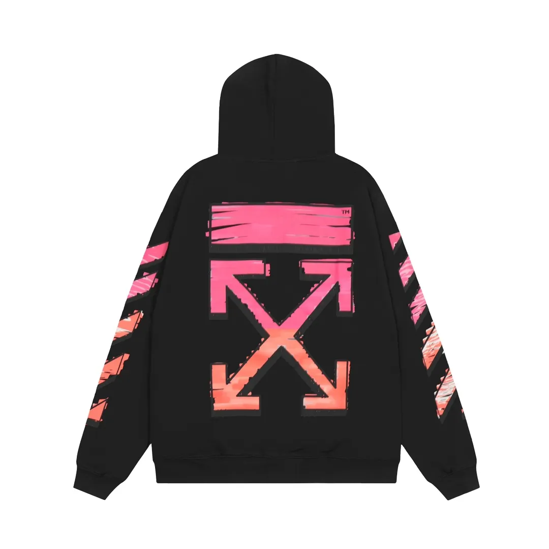 【2026】【OFF-WHITE  公式旗艦店】オフホワイトパーカースウェットご好評に付き再入荷 240806