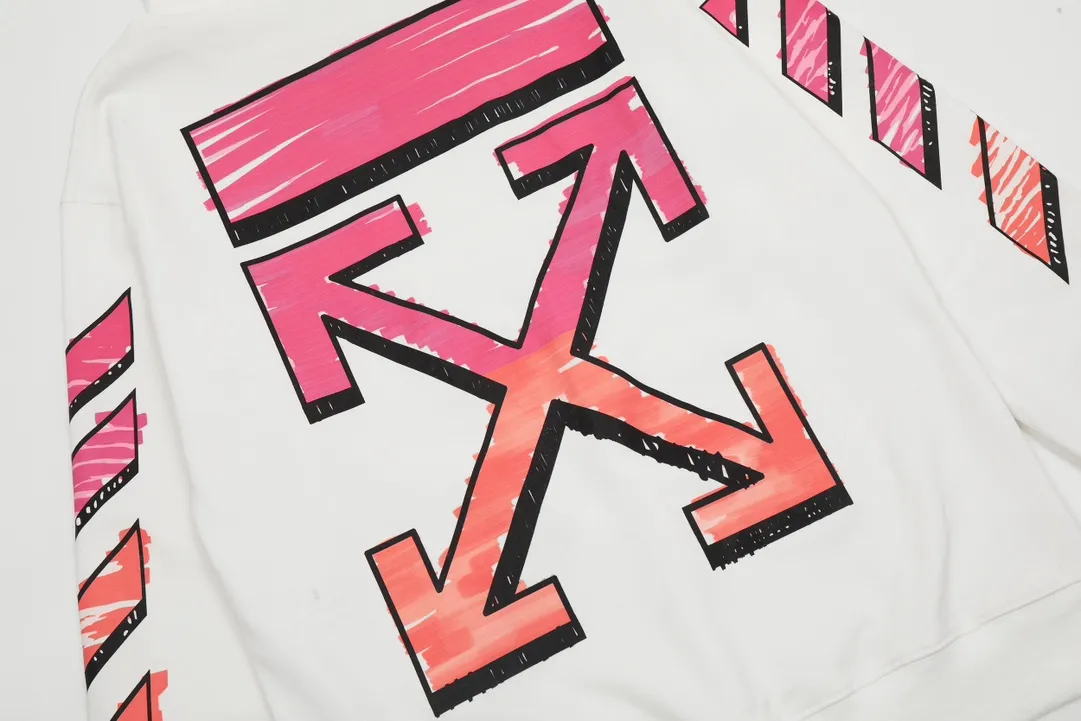 【2026】【OFF-WHITE  公式旗艦店】オフホワイトパーカースウェットご好評に付き再入荷 240806