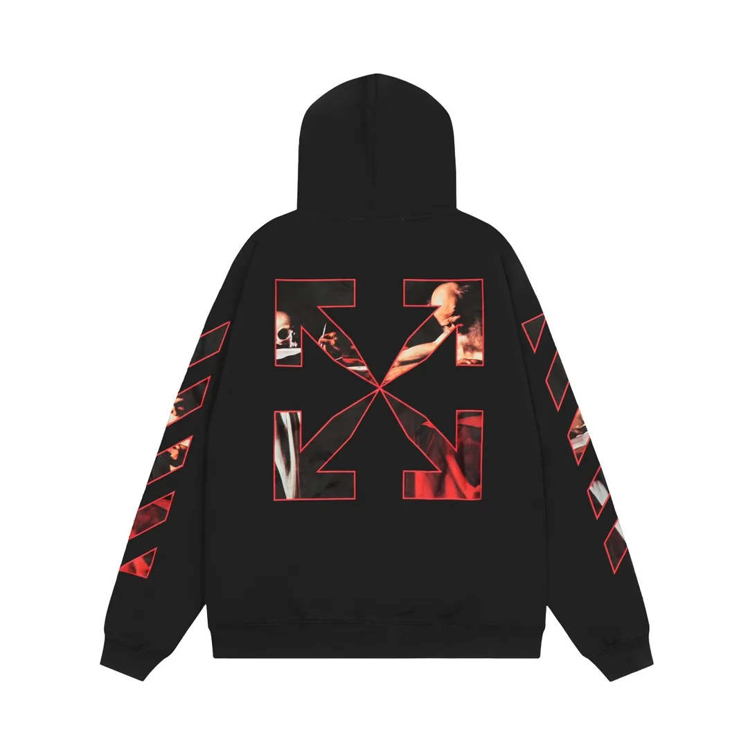 【2026】【OFF-WHITE  公式旗艦店】オフホワイトパーカースウェットご好評に付き再入荷 240806