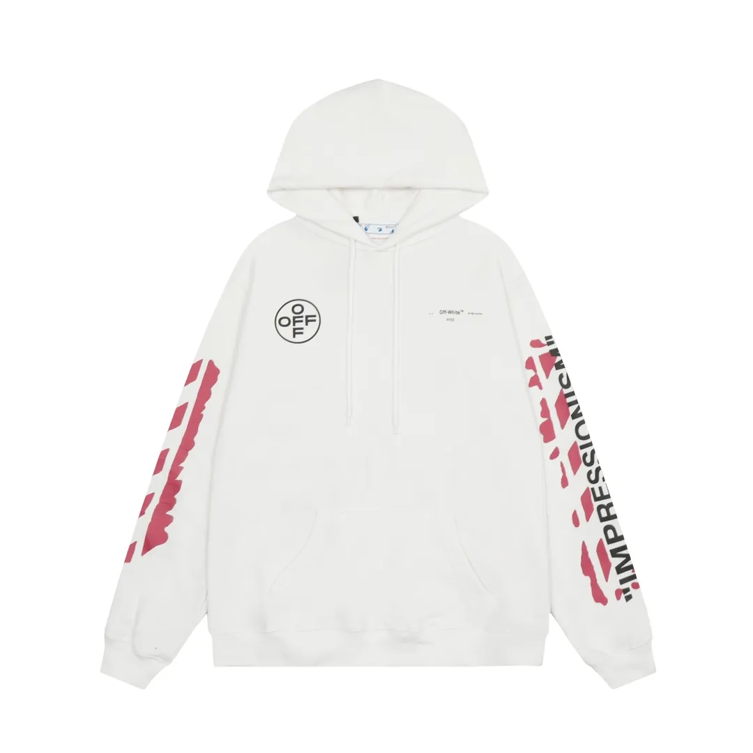 【2026】【OFF-WHITE  公式旗艦店】オフホワイトパーカースウェットご好評に付き再入荷 240806