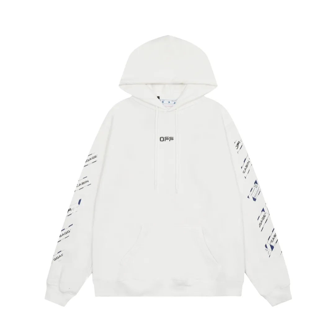 【2026】【OFF-WHITE  公式旗艦店】オフホワイトパーカースウェットご好評に付き再入荷 240806