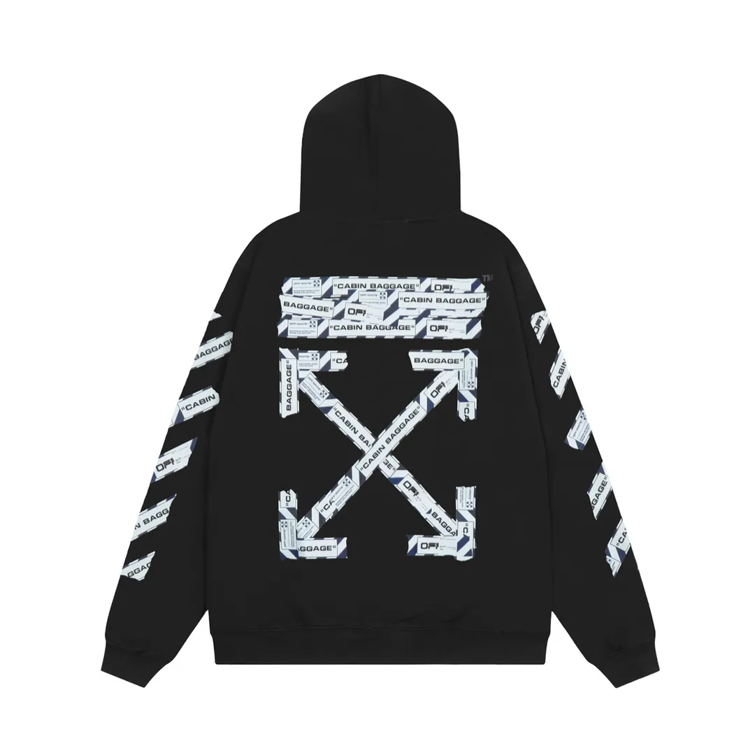 【2026】【OFF-WHITE  公式旗艦店】オフホワイトパーカースウェットご好評に付き再入荷 240806