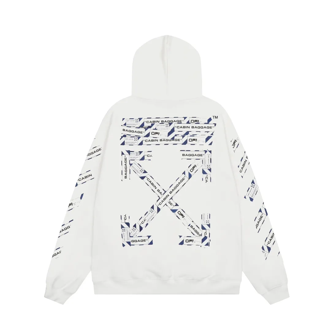 【2026】【OFF-WHITE  公式旗艦店】オフホワイトパーカースウェットご好評に付き再入荷 240806
