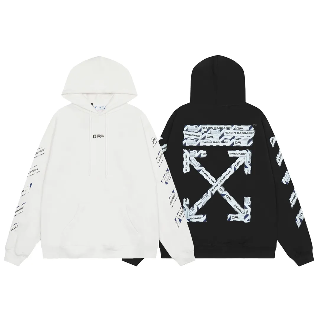 【2026】【OFF-WHITE  公式旗艦店】オフホワイトパーカースウェットご好評に付き再入荷 240806