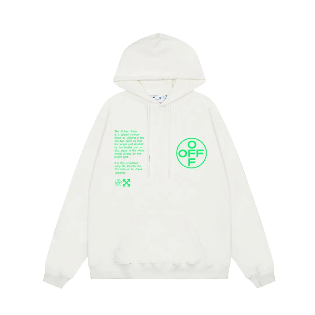 【2026】【OFF-WHITE  公式旗艦店】オフホワイトパーカースウェットご好評に付き再入荷 240806