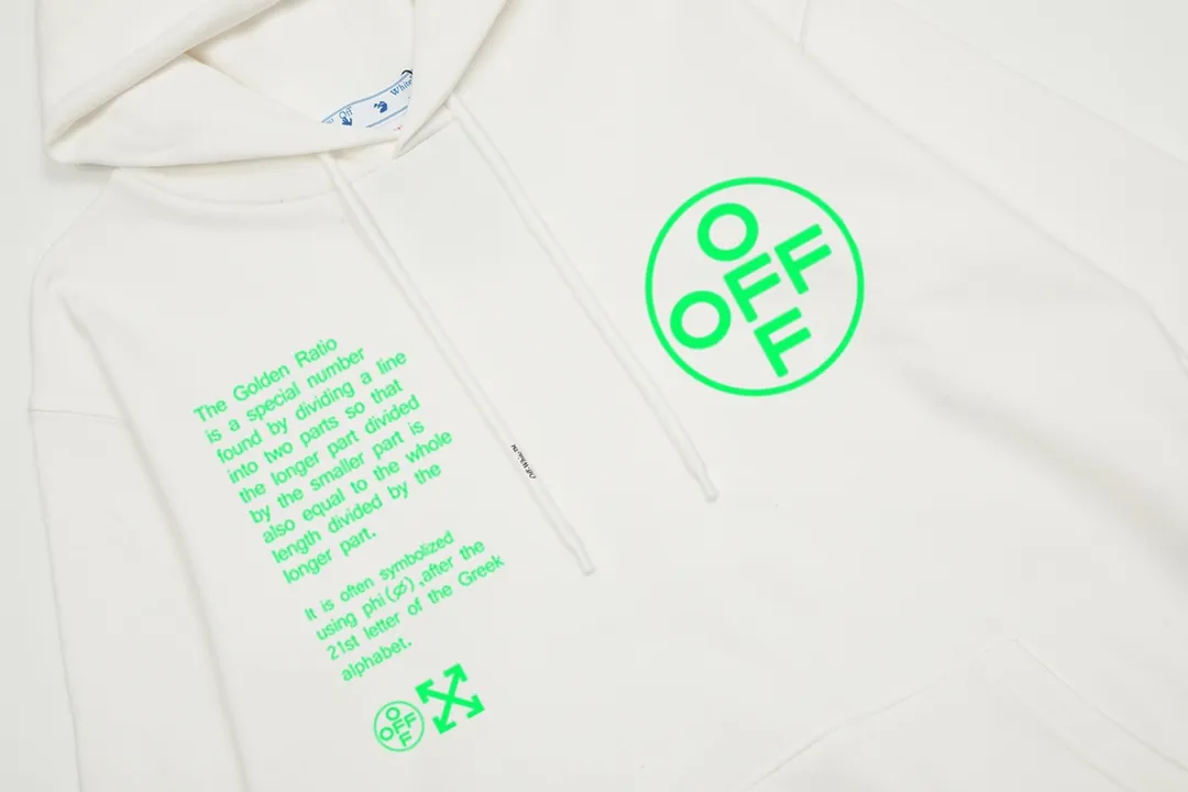 【2026】【OFF-WHITE  公式旗艦店】オフホワイトパーカースウェットご好評に付き再入荷 240806
