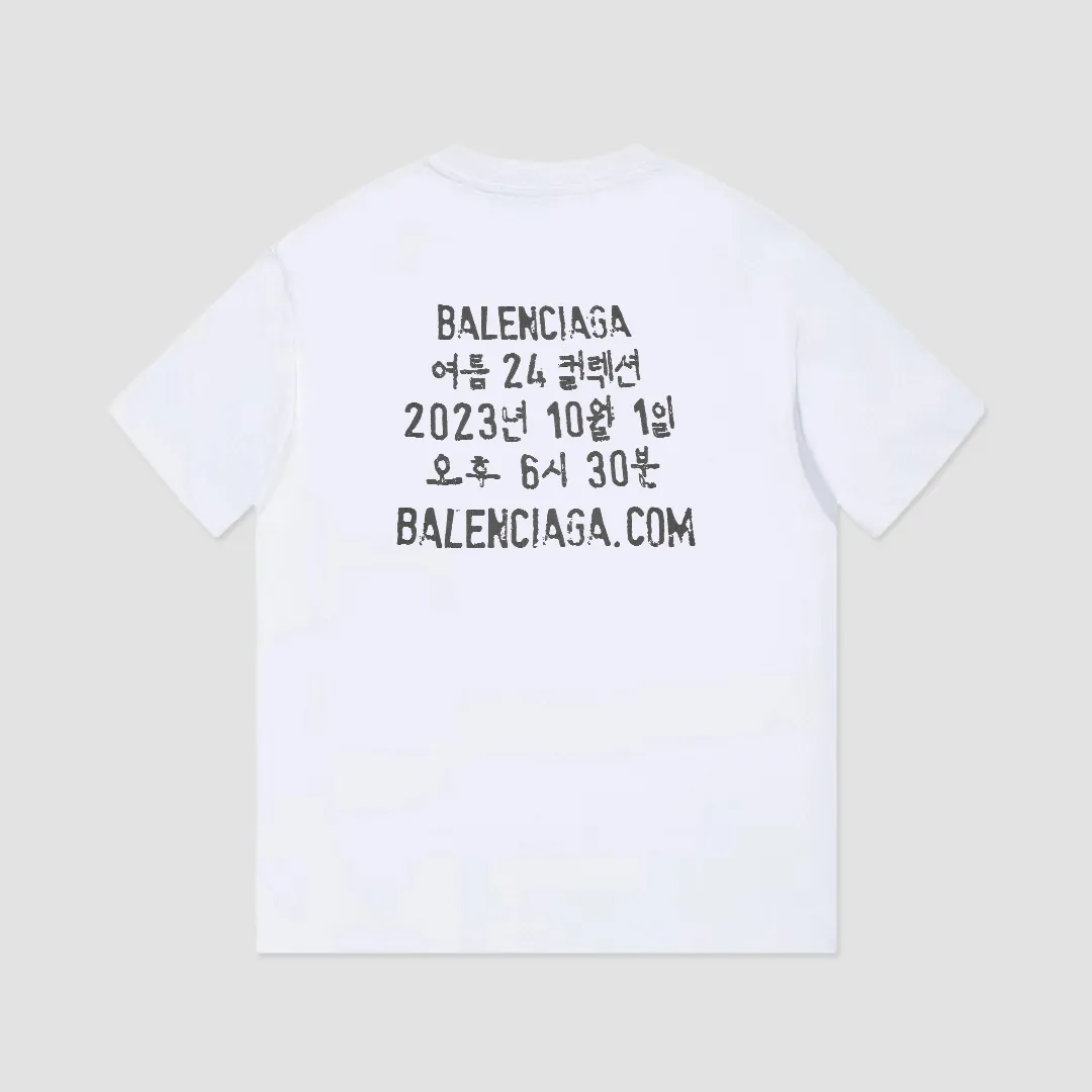 【2026】【BALENCIAGA  公式旗艦店】バレンシアガ  Tシャツ ご好評に付き再入荷 240731