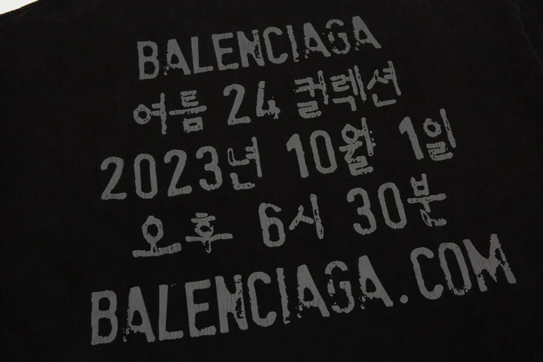 【2026】【BALENCIAGA  公式旗艦店】バレンシアガ  Tシャツ ご好評に付き再入荷 240731